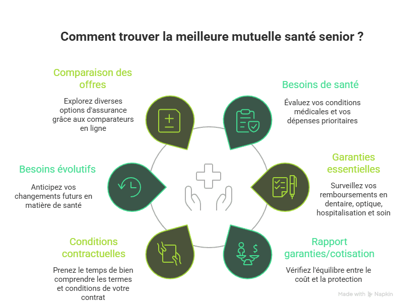 Comment trouver la meilleure mutuelle santé senior